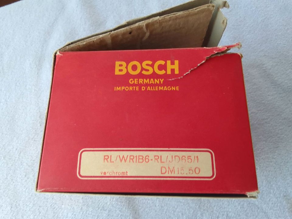 Bosch chrom  Fahrrad Lamp oldtimer NEU in Meißner