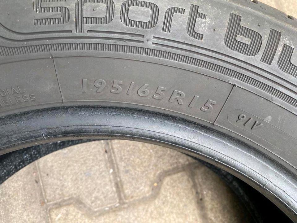 2x 195/65r15 91V Dumlop Sport Bluresponse Sommerreifen Top Zustan in Recklinghausen