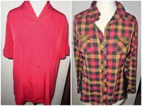 Gerry Weber 44 rote Kurzarm Bluse + Melrose kariert transparent Bayern - Mühlhausen i.d. Oberpfalz Vorschau