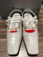 Gabor Comfort Gr 7, 40,5 weiß Leder Niedersachsen - Hameln Vorschau