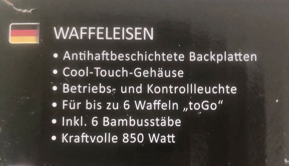 Waffel Lollimaker 'Cake2Go' der Marke Kalorik in Herbstein