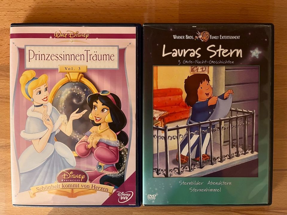 Disney Prinzessinnen Träume Vol. 3 und Lauras Stern DVD in Breidenbach (bei Biedenkopf)