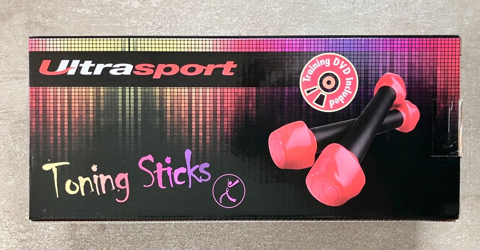 Ultrasport 2 Toning Sticks,Fitness-Dance-Set,Hanteln+DVD,NEU,OVP in Brücken (Pfalz)