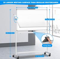 Whiteboard, 120 x 80 cm Doppelseitig Köln - Porz Vorschau