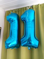 XXL Geburtstagszahl / Zahl 11 / Ballon  / blau / Geburtstag Nordrhein-Westfalen - Welver Vorschau