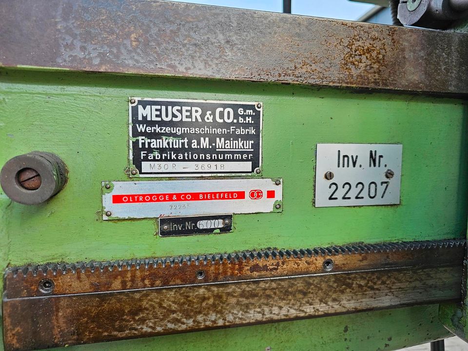 Radialbohrmaschine Meuser M30 R in Aschaffenburg