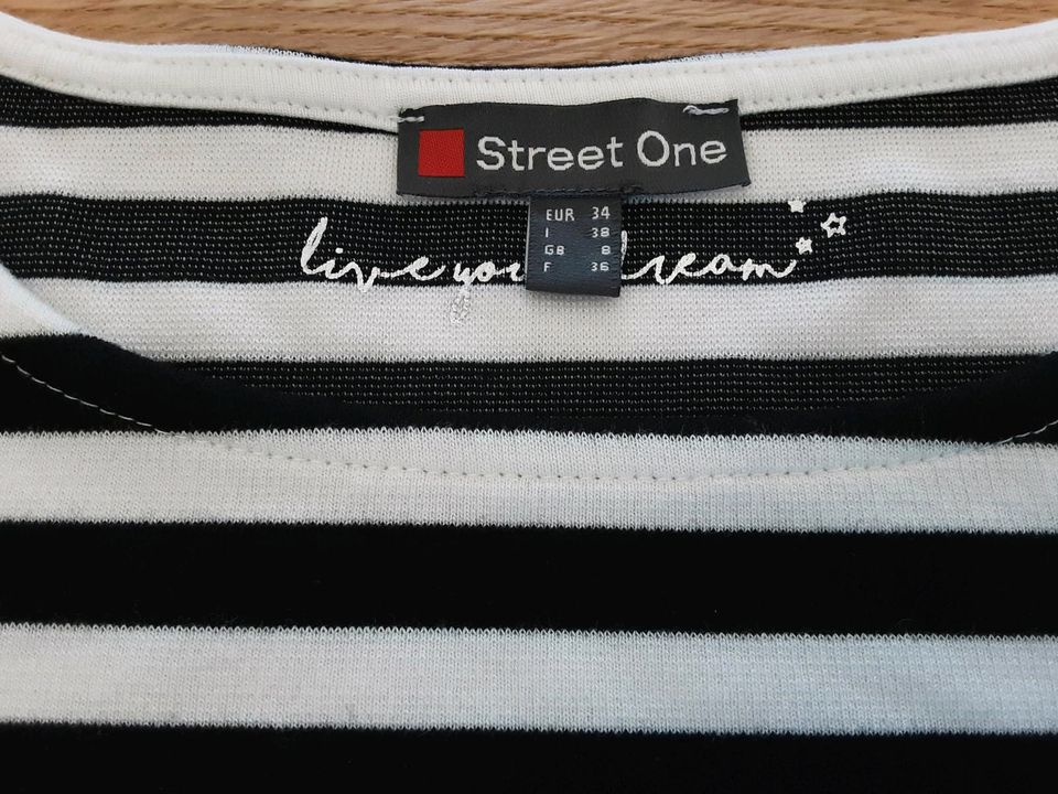 Neuer Pullover mit 3/4 Arm STREET ONE Größe 34/36 in Zeitz