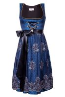 Midi Dirndl XS - S / 34 - 36 dunkelblau Glitzer Designer München - Schwanthalerhöhe Vorschau