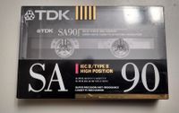 Audiokassette TDK SA 90 neu orginal eingeschweisst Bayern - Erding Vorschau
