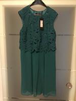 Zero Chiffonkleid festlich Gr. 42 Neu mit Etikett petrol Hessen - Großenlüder Vorschau
