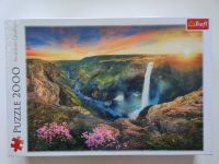 NEU Treffl Puzzle 2000 Teile, Wasserfall Haifoss Kreis Ostholstein - Heiligenhafen  Vorschau