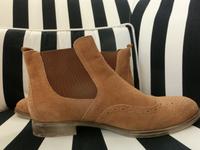 Chelsea Boots Stiefeletten *Gabor* Veloursleder cognac Gr. 38 Niedersachsen - Osnabrück Vorschau