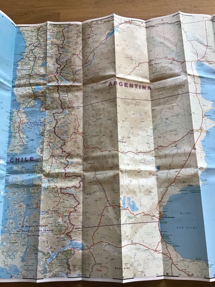 Karte Landkarte  Reise Know-how Patagonien/Feuerland 1:1400000 in Aurach
