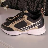 *WIE NEU* Damen Guess Sneaker Schuhe Gr. 40 schwarz gold Sport. West - Unterliederbach Vorschau