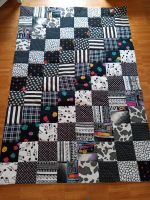 NEU Patchwork Decke, Handarbeit, schwarz weiss, Hand made Baden-Württemberg - Gaggenau Vorschau