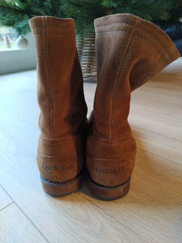 Sansibar Sylt Stiefel camel Wildleder 41 gefüttert braun in Schweppenhausen