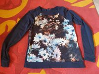 Warehouse Pullover Sweatshirt Gr. 34 dunkelblau Blumen Bayern - Coburg Vorschau