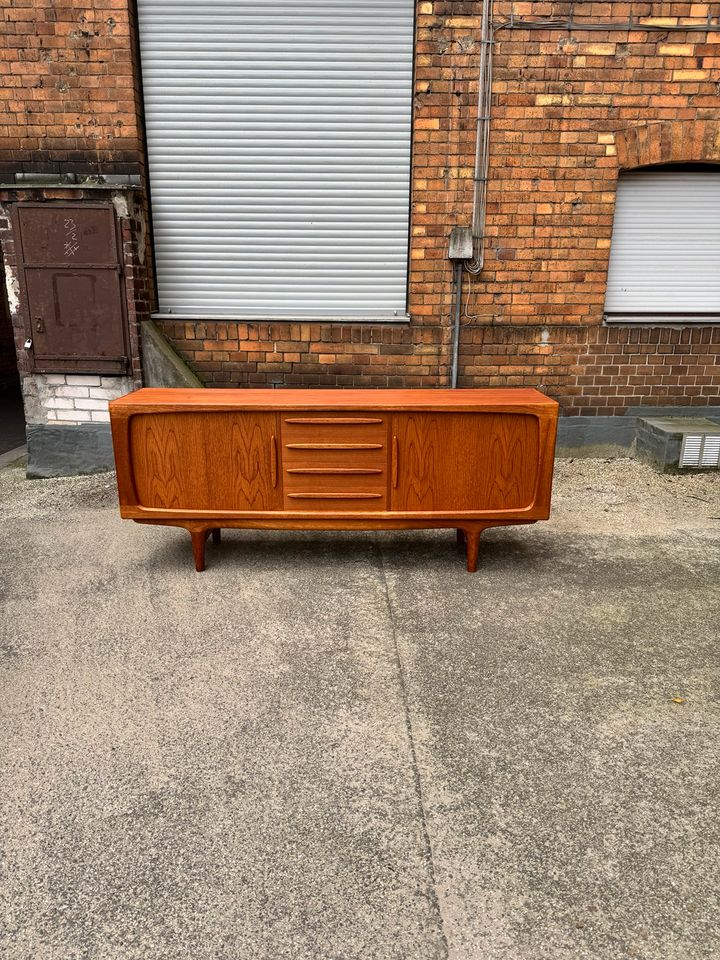 ◤ Model 230 Teak Sideboard Johannes Andersen CFC Silkeborg Teakholz lowboard Vintage Kommode anrichte Highboard 50er 60er 70er mid Century Schrank Schublade Dänisch Danish Design Wohnzimmer in Berlin