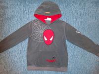 Fleece-Hoodie Sweatshirt SPIDERMAN grau/rot Gr. 146/152 Hessen - Rodgau Vorschau