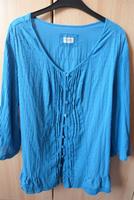 Canda C&A Bluse Oberteil 3/4 Arm blau Gr. 42 Baumwolle Niedersachsen - Wedemark Vorschau