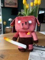 Minecraft Piglin Schwein mit Ton Plüschtier Nordrhein-Westfalen - Borken Vorschau