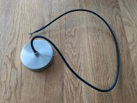 2 x Baldachin Edelstahl für Lampe,  Kabel schwarz Baden-Württemberg - Hilzingen Vorschau