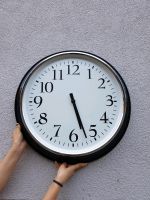 Wanduhr, Uhr, Bahnhof Uhr,  Wanduhr groß Bayern - Großlangheim Vorschau