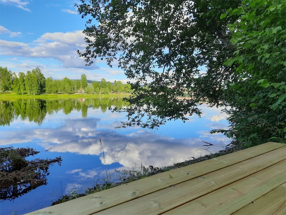 Villa direkt am Fluss in Ekshärad (Schweden) in Halle