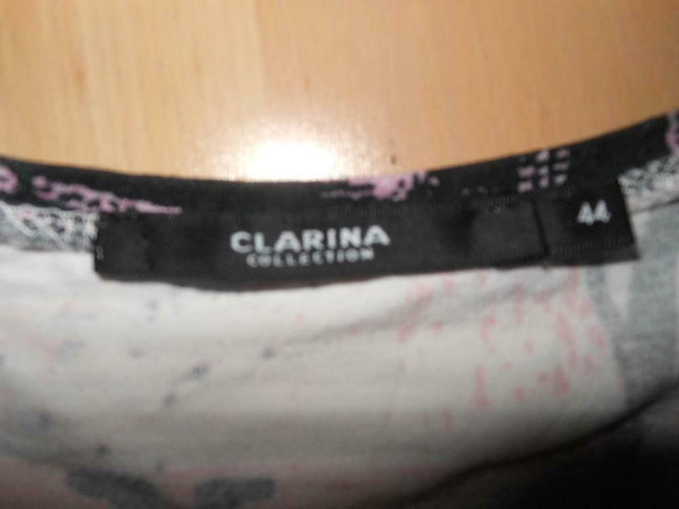 44:Clarina Shirt,kurzarm,Motiv New York,weiß,schwarz,rose,grau in Heilbronn