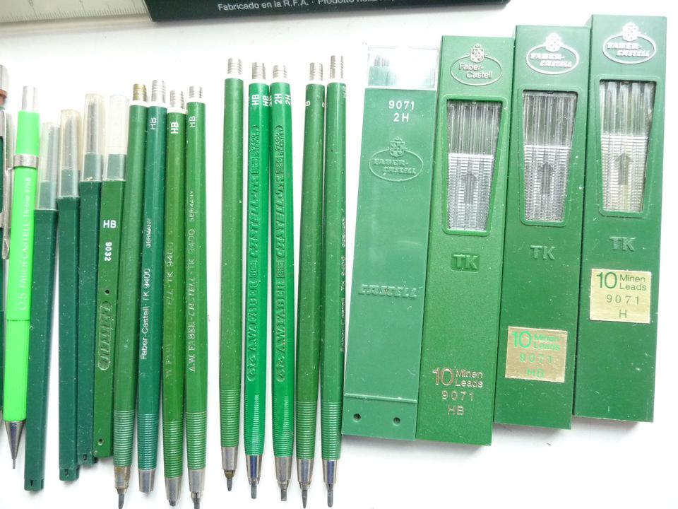 Faber Castell Konvolut TK Stifte Minen Dosen Lineal etc viele in Trittau