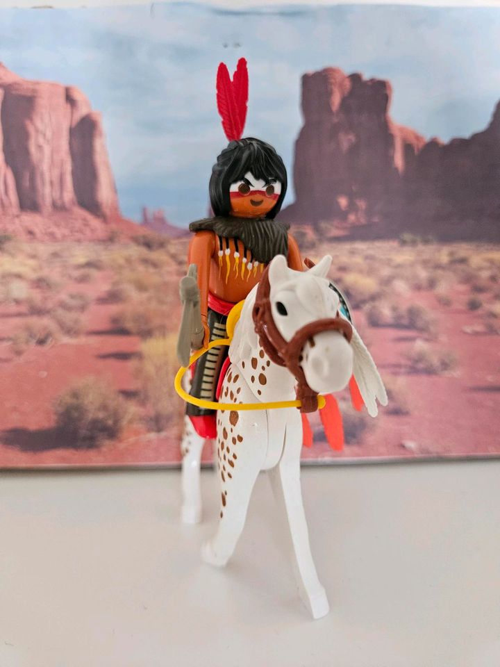 Playmobil Western Indianer zu Pferd (1) in Lotte