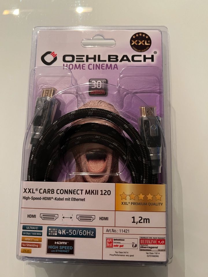 Oehlbach XXL Carb Connect MKII - High Speed Ethernet HDMI Kabel in Hessen -  Kassel | Weitere TV & Video Artikel gebraucht kaufen | eBay Kleinanzeigen  ist jetzt Kleinanzeigen