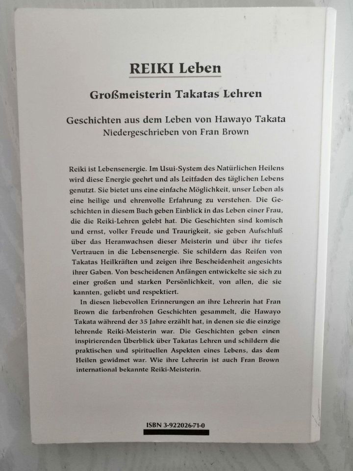 Reiki leben Großmeisterin Takatas Lehren in Petershagen