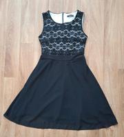Schickes Kleid, Damen Gr. XS, schwarz/weiß mit Spitze Brandenburg - Bernau Vorschau