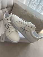 Calvin Klein Jeans Sneakers weiß / Beige Gr.44 **Neu** Hessen - Mühlheim am Main Vorschau