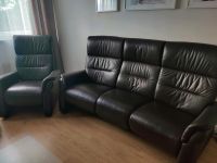 Leder Sofa + Sessel (Couch Garnitur MONDO) Nordrhein-Westfalen - Erkrath Vorschau