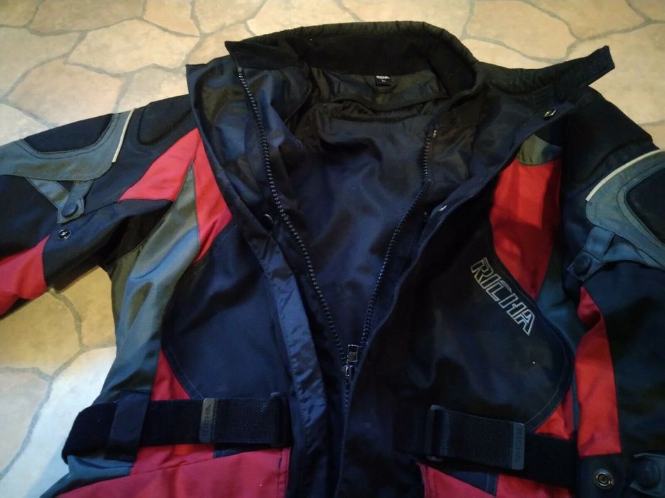 Motorradjacke von RICHA Textil schwarz rot Gr.L in Köln