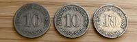 3x 10 PFENNIG DEUTSCHES REICH 1898 1901 1912 Baden-Württemberg - Weinstadt Vorschau