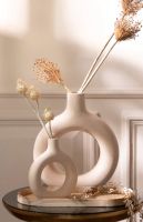 Vase „hole“ beige | Donut Vase | Keramik | boho Bayern - Neuburg a.d. Kammel Vorschau