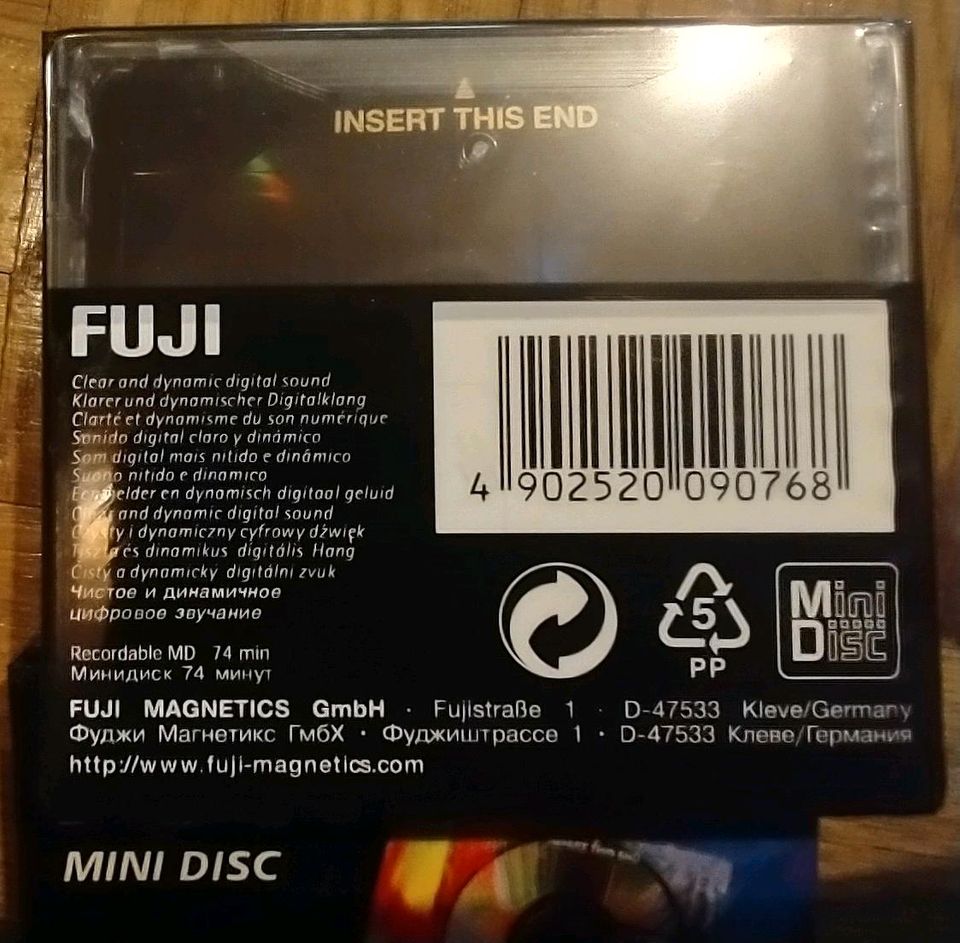 50 x Fuji Mini Disc 74 Minuten - neu - sealed - 10x5er-Pack in Regensburg