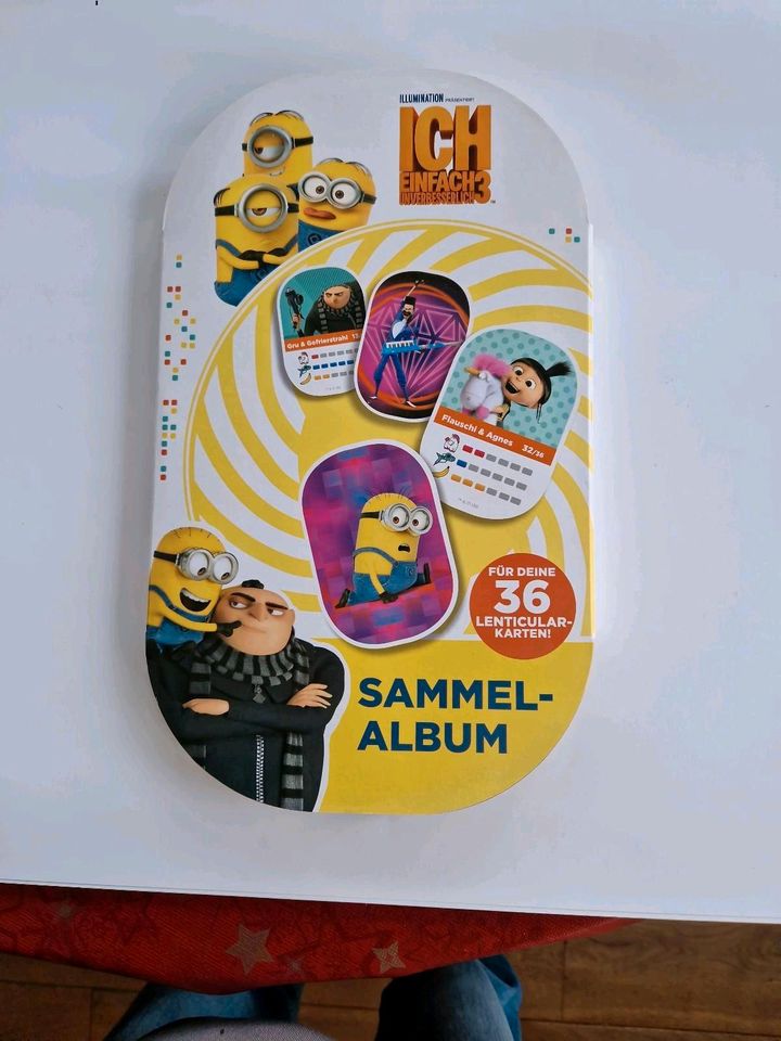 Sammelalbum für Karten Minions von Rewe in Alt Meteln