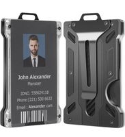 Kartenhalter inkl. Ausweishalter Wallet RFID sicher Aluminium Nordrhein-Westfalen - Dülmen Vorschau