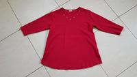 Yessica Shirt mit 3/4 Ärmeln in dunkelrot Gr.38 Saarland - Merzig Vorschau