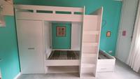 Etagenbett Hochbett weiß 90x200 mit Lattenrost wie neu Hamburg-Mitte - Hamburg St. Pauli Vorschau