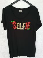 Vero Moda schwarzes T-Shirt „Selfie“ (Gr Xl) Kurzarm Wuppertal - Vohwinkel Vorschau