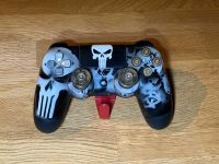 Sony PS 4 Pad Custom Controller The Punisher Airbrush Unikat Sachsen - Radebeul Vorschau