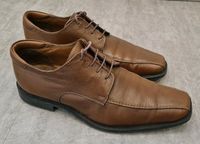 Daniel Hechter Herren Leder Halbschuhe Gr. 42 cognac / braun Hessen - Neukirchen Vorschau