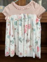 Festliches Kleid, florales Muster, Tüll, rosa/mint, Petit Bateau Baden-Württemberg - Abtsgmünd Vorschau