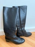 Schwarze Leder Stiefel Camper 39 sehr gut Sachsen-Anhalt - Halle Vorschau