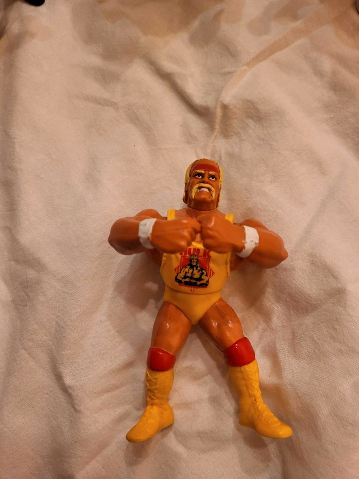 WWF Wrestling Figur Hulk Hogan Mattel 1991 in Windischleuba